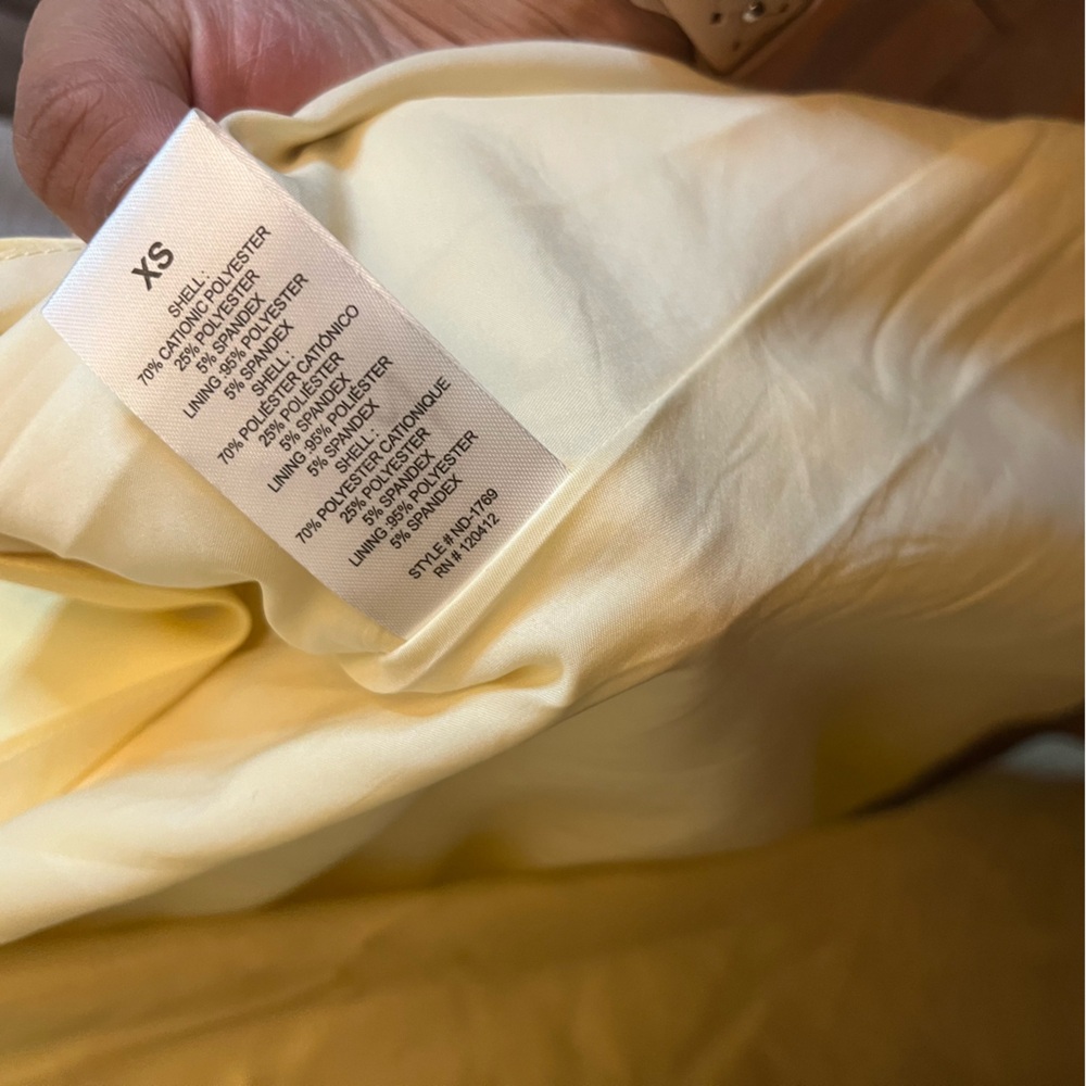 NIA Zaza Dress in Butter Yellow XS - Picture 7 of 11
